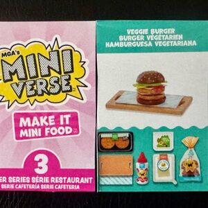 Veggie burger diner series 3
Miniverse make it mini food dinner